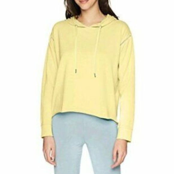 PJ Salvage Revival Lounge Hoodie Yellow Women's Size XS New with defect - Picture 2 of 12